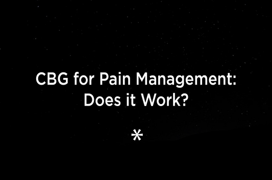 CBG for Pain Management: Does it Work?