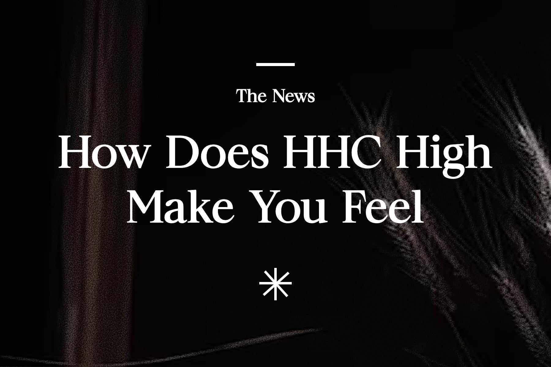 What Does An HHC High Feel Like? – Happy Fruit