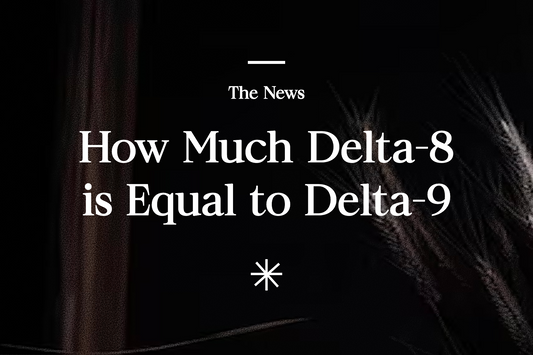 How much Delta-8 is equal to Delta-9?